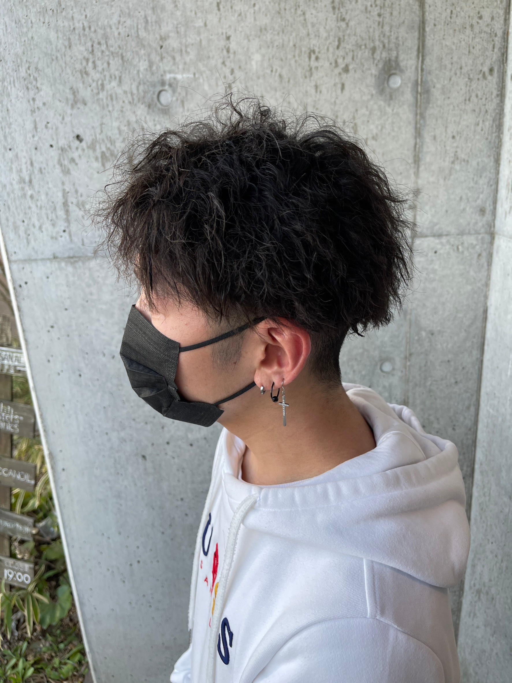久野_メンズツイストパーマ